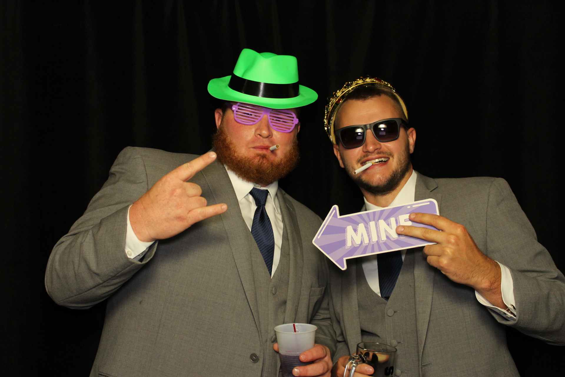 Michala Binkly & Nathan Hall Wedding Reception | View more photos from the event at gallery.photoboothcincy.com/u/PhotoBoothCincy/Michala-Binkly-Nathan-Hall-Wedding-Reception